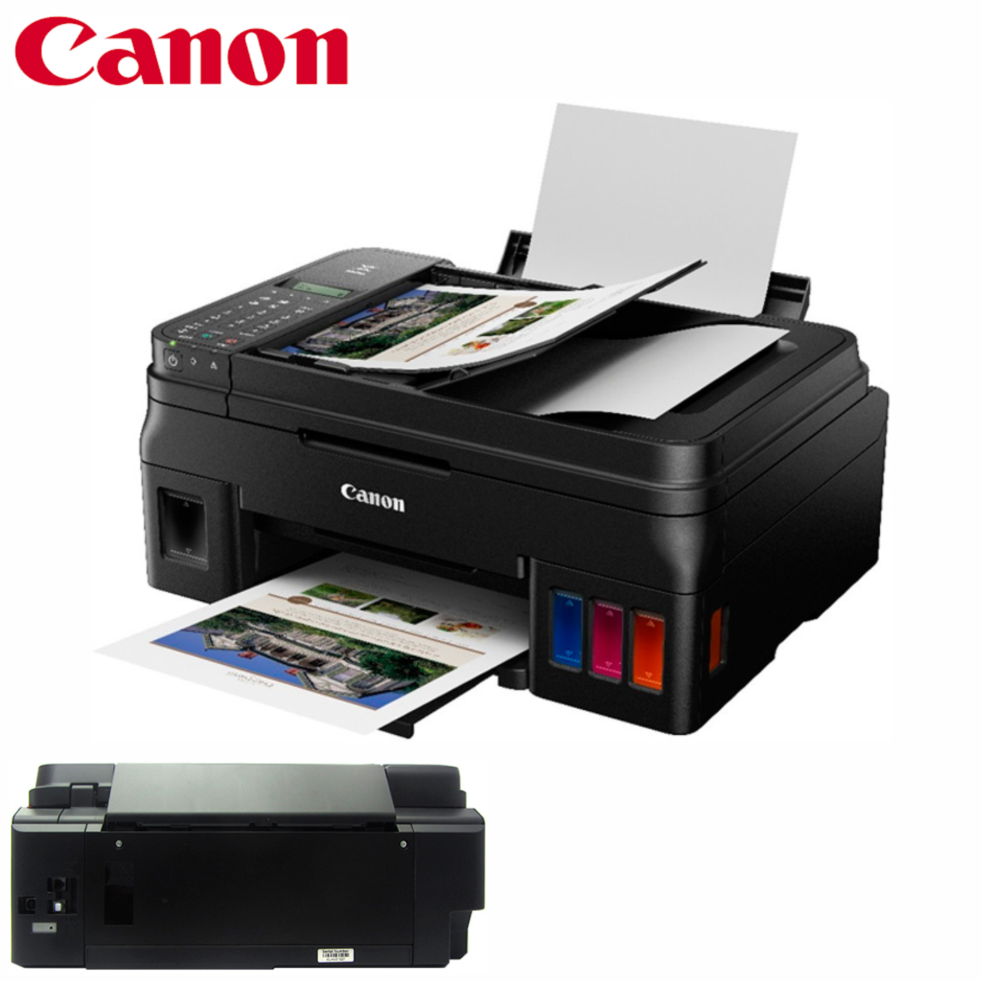 Impresora Multifuncional de tinta Canon Pixma G4111, imprime/escanea/ copia/fax, Wi-Fi/ USB 2.0