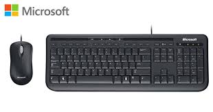Kit Teclado y mouse Microsoft Wired 600 USB 2.0 Color negro 