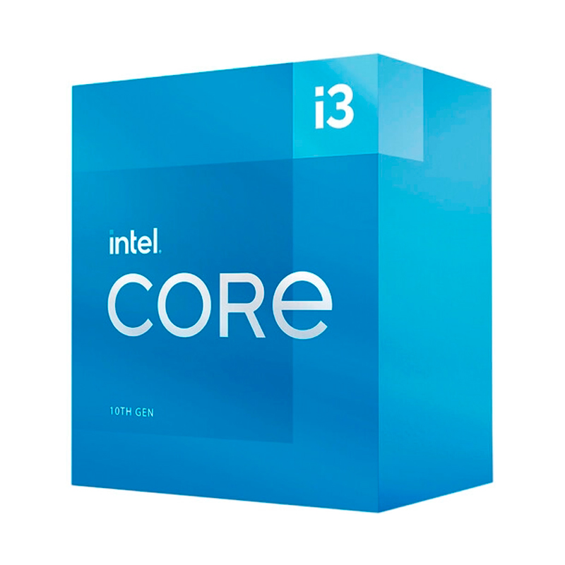 Procesador Intel Core I3-10105, 3.70 / 4.40 GHZ, 6 MB CACHÉ L3, LGA1200, 65W, 14 NM.