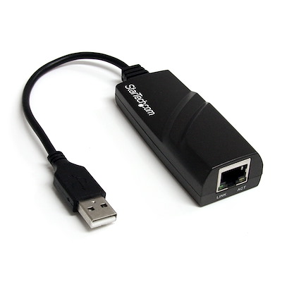 Adaptador de USB 3.0 a Ethernet 10/100 Mbps.