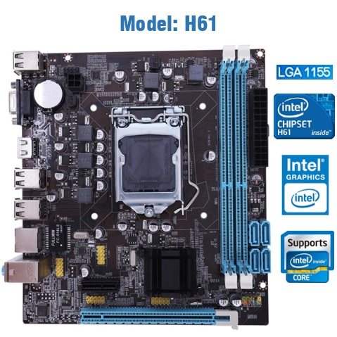Mainboard  Steelle&Decker H61 LGA 1155