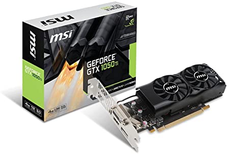  TARJETA DE VIDEO MSI NVIDIA GEFORCE GTX 1050 TI, 4GB GDDR5 128-BIT, DVI/HDMI/DP.