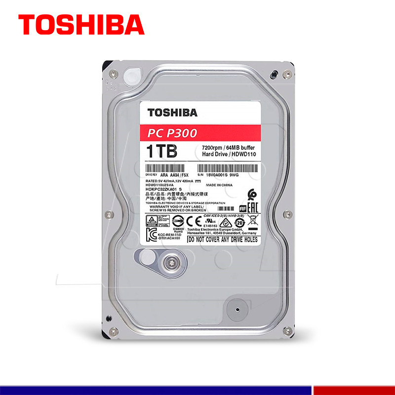 DISCO DURO TOSHIBA P300 1TB SATA 7200 RPM