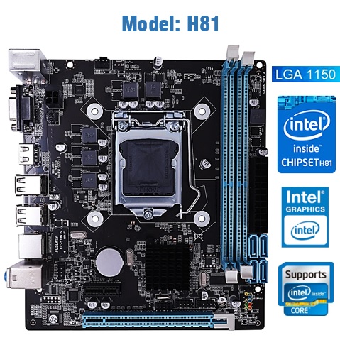 MAINBOARD DOYTEC H81 SOKET LGA 1151/ DDR3 