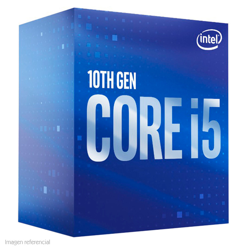  PROCESADOR INTEL CORE I5-10400, 2.90 GHZ, 12 MB CACHÉ L3, LGA1200, 65W, 14 NM.