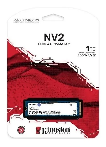SSD KINGSTON NV2 PCIe 4.0 NVMe 1000GB