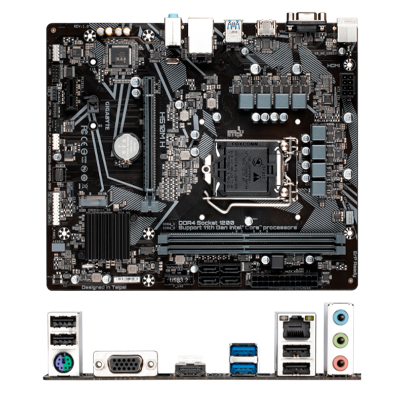 Motherboard GIGABYTE H510M H, Chipset Intel H510, LGA1200, ATX