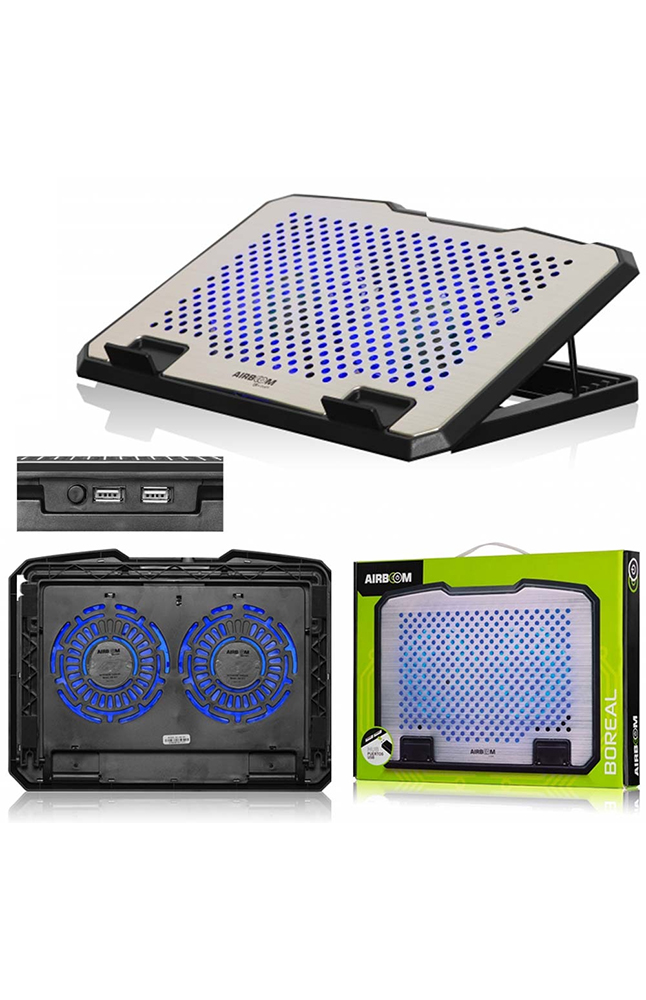 Cooler laptop Airboom 2 puertos USB
