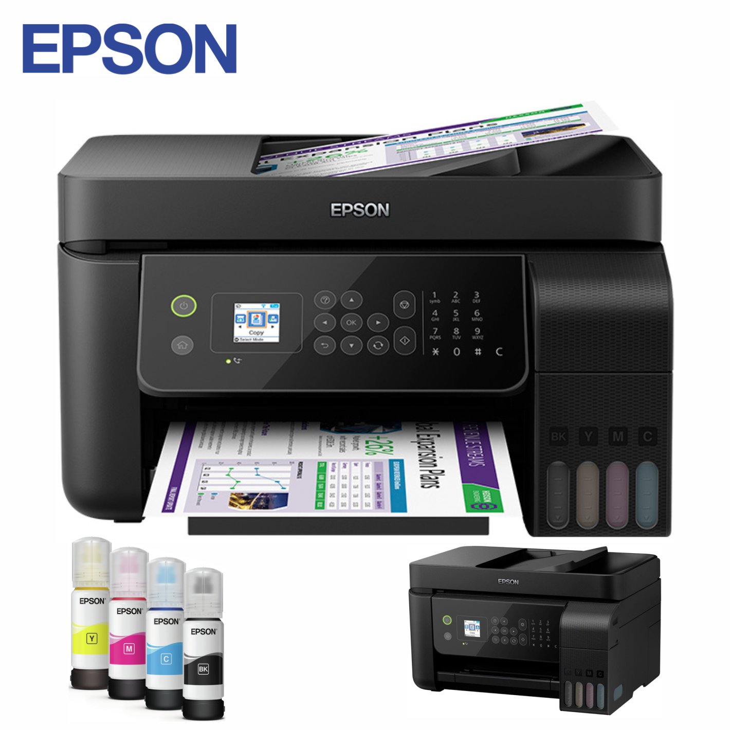 IMPRESORA MULTIFUNCIONAL EPSON L5290 WIFI ETHERNET FAX- ADF.