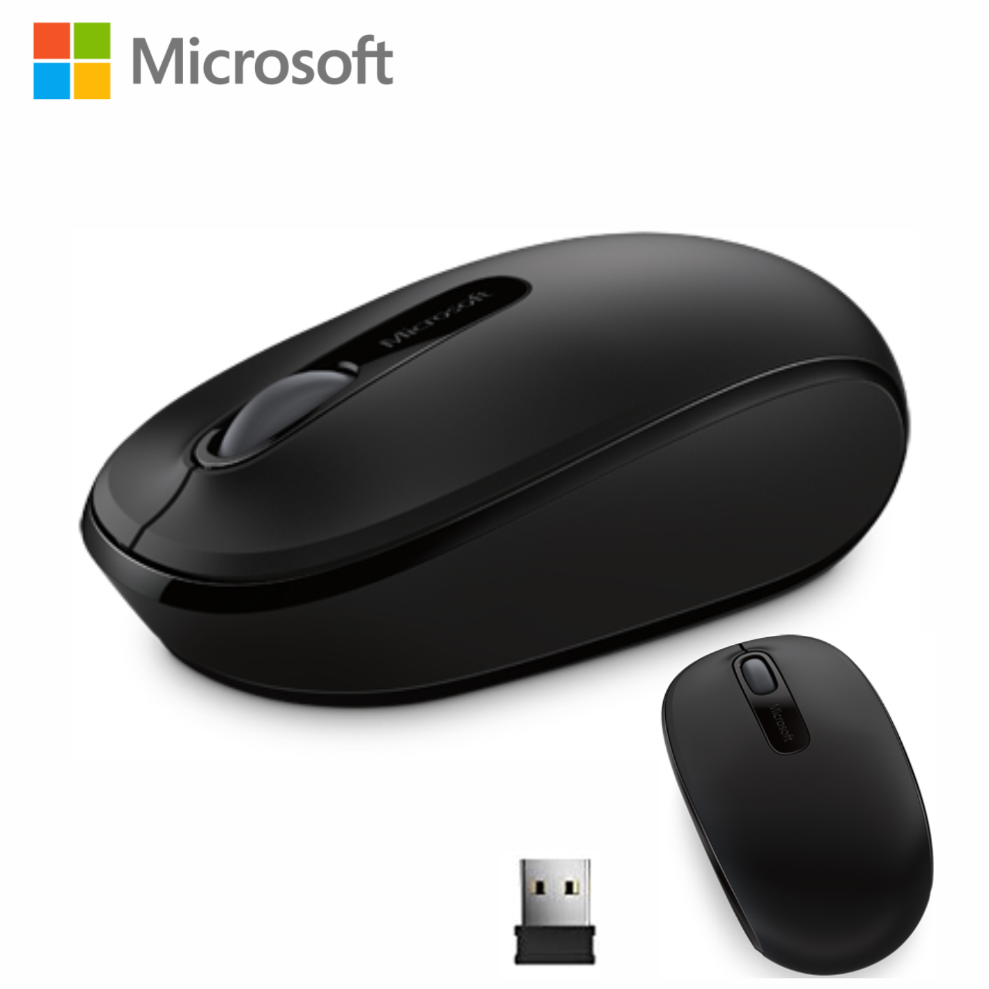 Mouse Microsoft Mobile 1850 inalámbrico, 1000dpi, Receptor USB, 2.4GHz