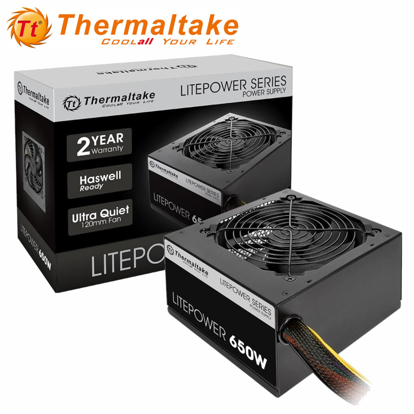 Fuente de poder Thermaltake 650W Litepower Series